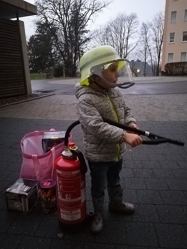 Kleiner Feuerwehrmann